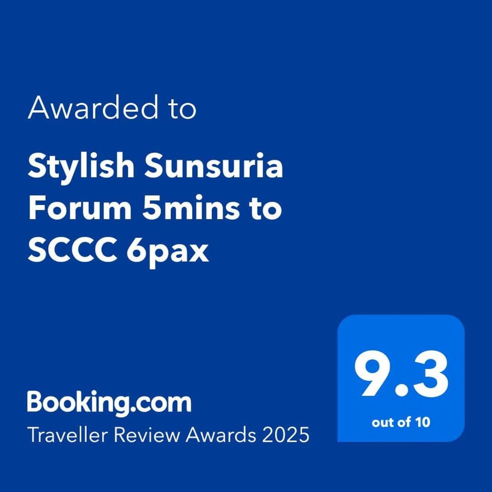 Stylish Sunsuria Forum 5mins to SCCC 6pax Apartment in Selangor, Malaysia