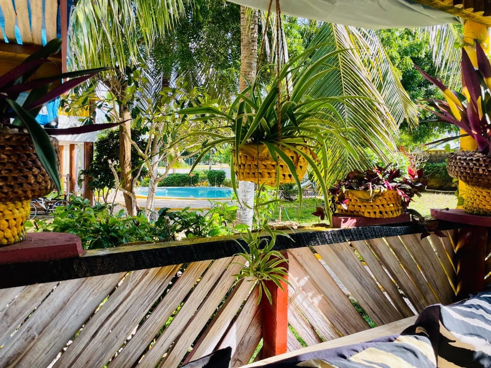Spring, Day, Natural landscape, Garden view, Pool view, Swimming pool