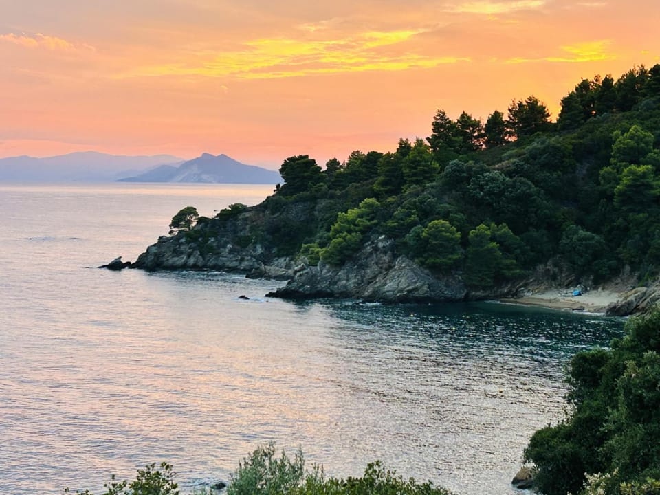 Nearby landmark, Natural landscape, Beach, Sea view, Sunset