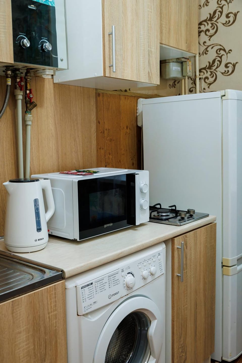 Coffee/tea facilities, Kitchen or kitchenette, minibar, pet friendly, stove, washing machine