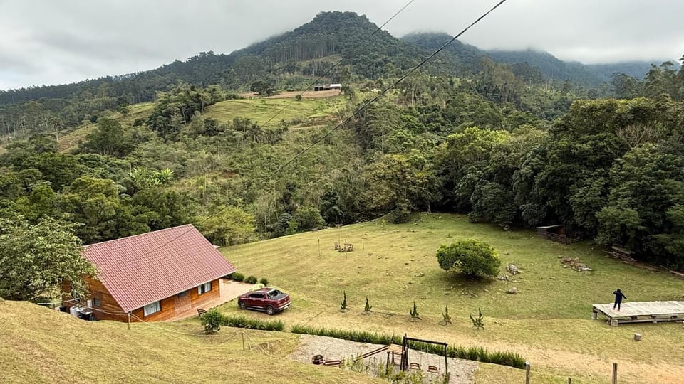 Refugio Vitoria - Cabana Privativa no Vale Europeu House in State of Santa Catarina