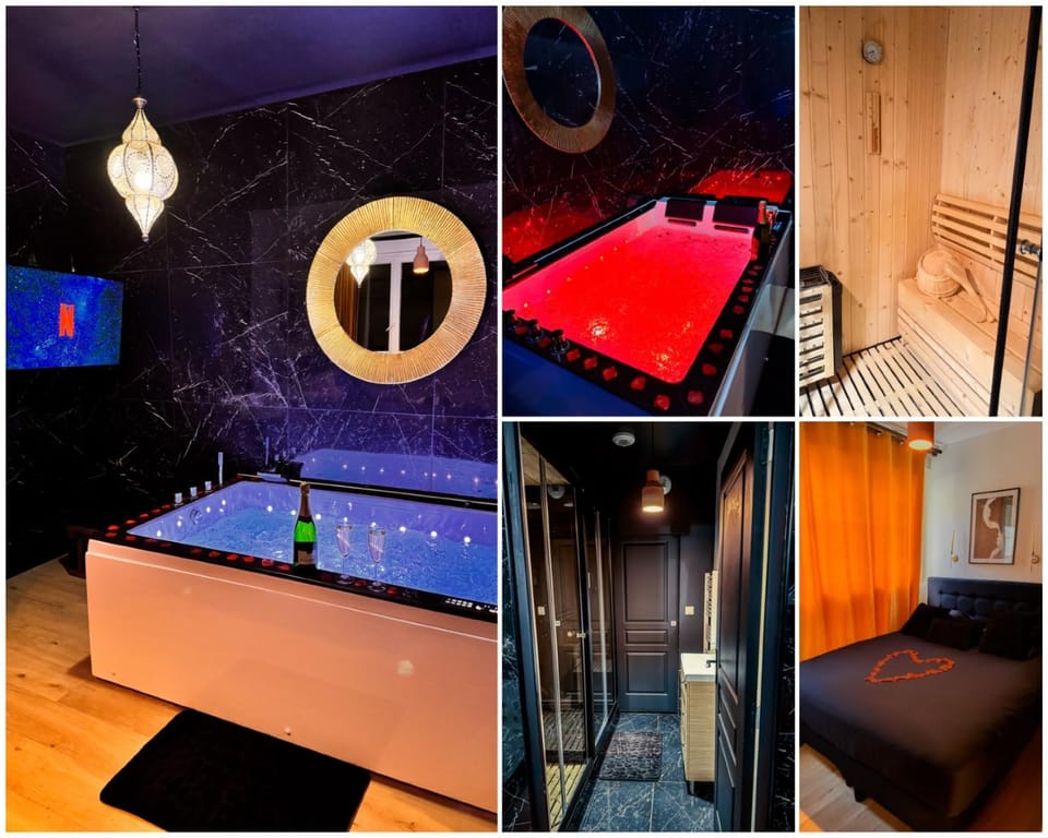 Bed, Hot Tub, Hot Tub, Sauna, Bathroom, Bath