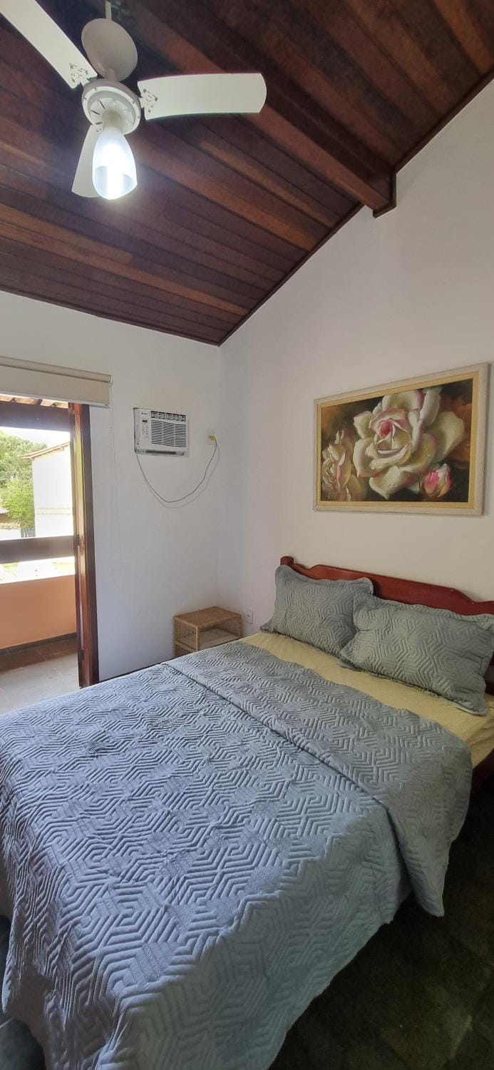 Bed, Balcony/Terrace, Photo of the whole room, Bedroom, air conditioner