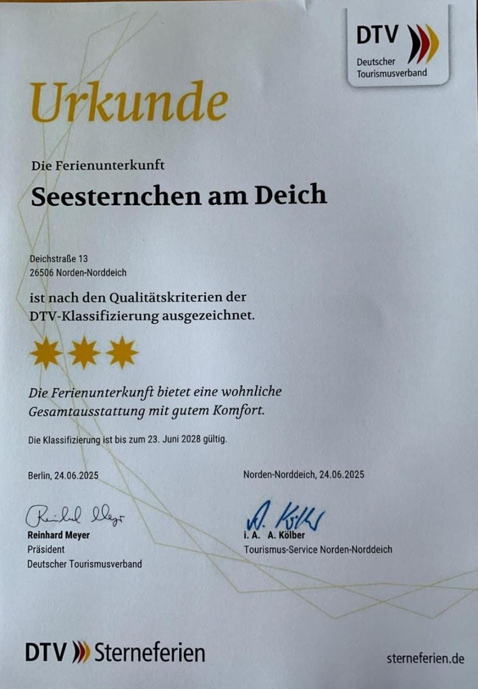 Certificate/Award