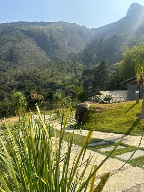 Day, Natural landscape, Garden, View (from property/room), Garden view, Mountain view