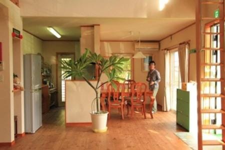 People, Living room, Dining area