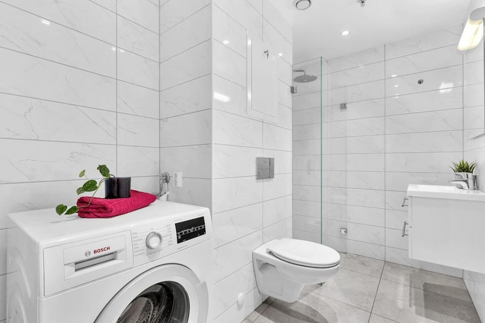 Shower, Toilet, Bathroom, washing machine