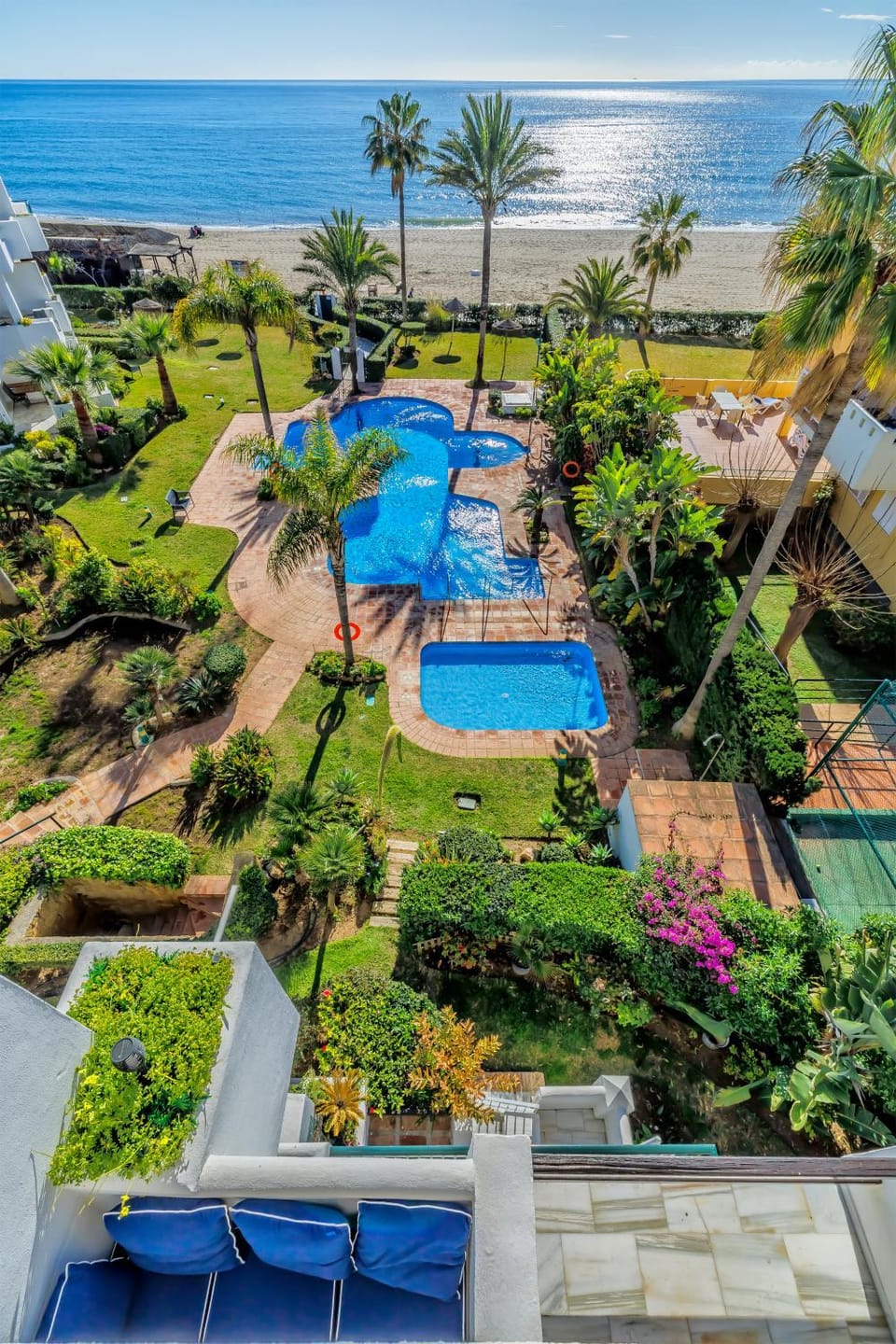 Day, Natural landscape, Garden, View (from property/room), Beach, Garden view, Pool view, Sea view, Swimming pool