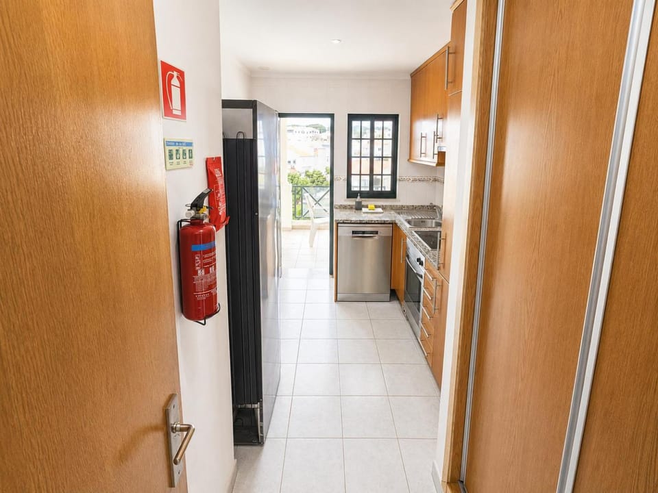 Kitchen or kitchenette, oven, stove