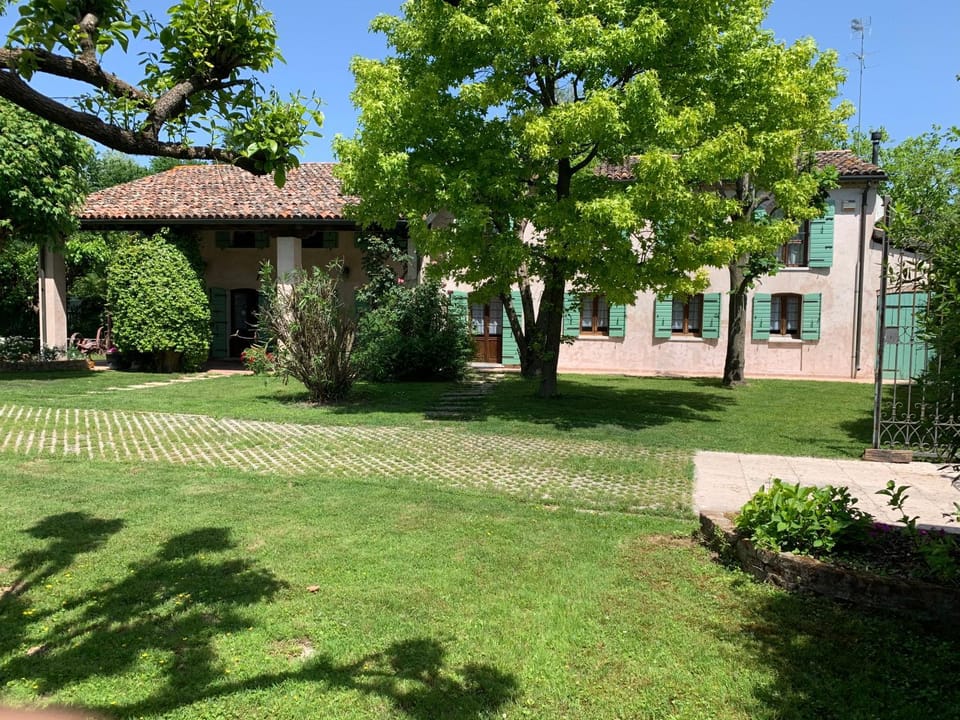 Property building, Garden view
