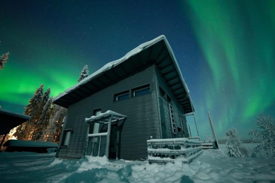 Property building, Night, Natural landscape, Winter