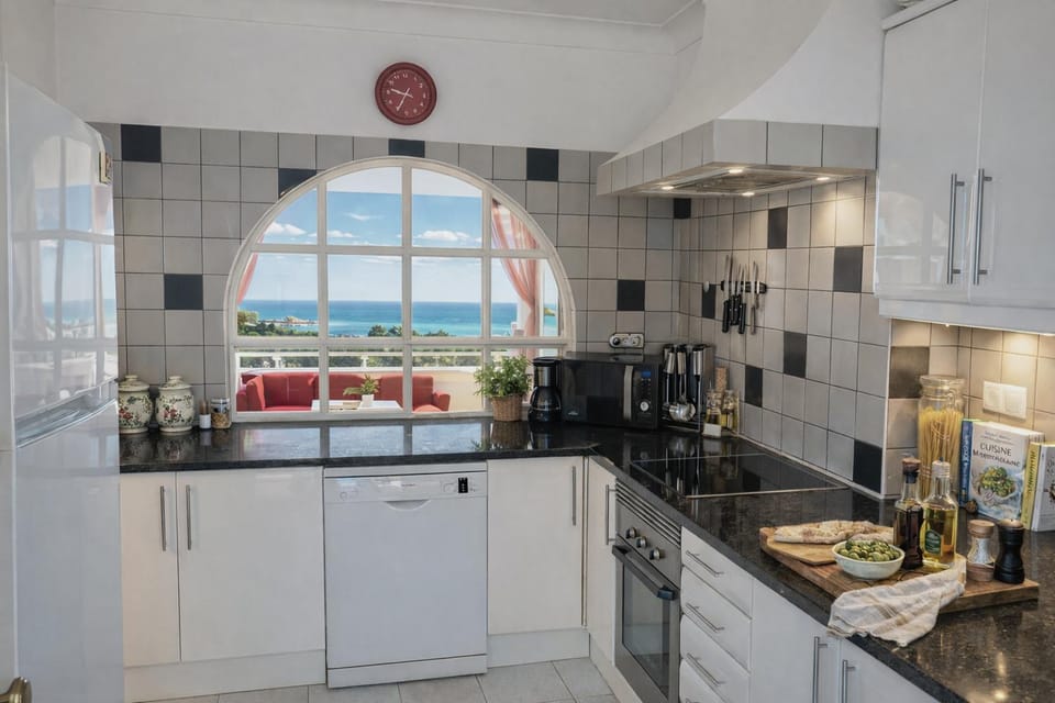 Sea view, kitchen
