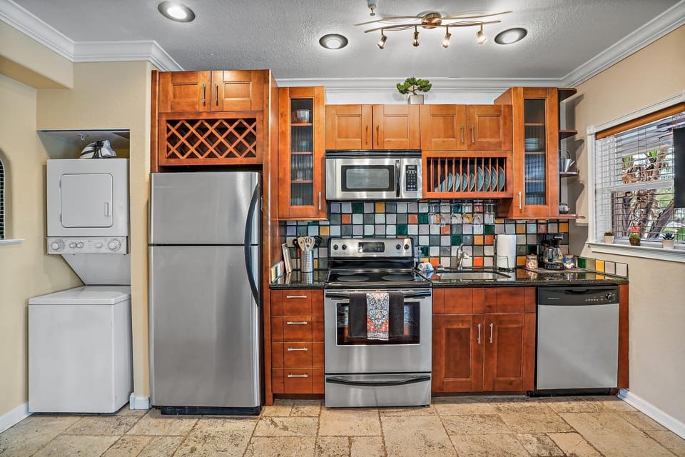 dishwasher, microwave, oven, stove, washing machine, dryer, kitchen