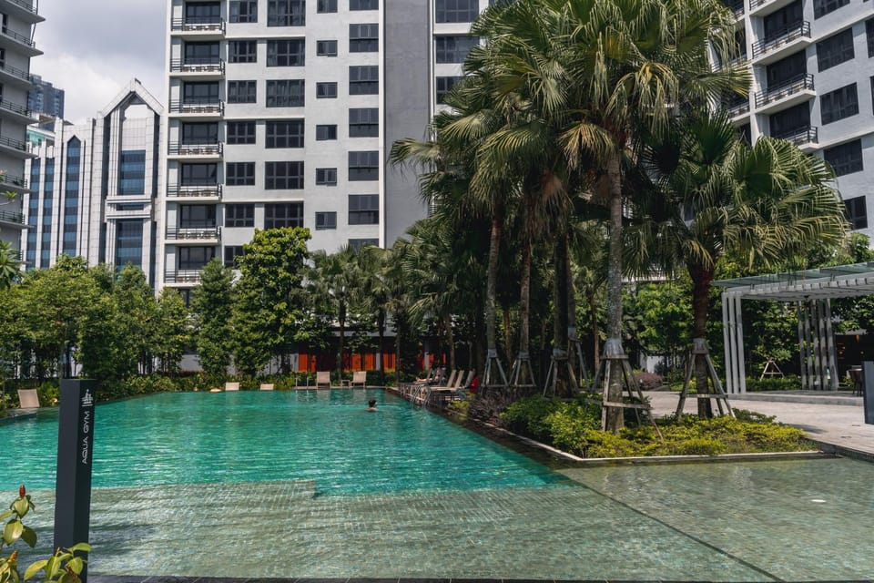 Pool view, Swimming pool