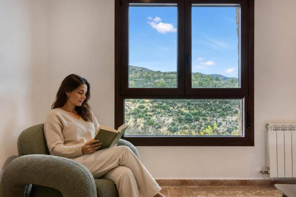 Villa de lujo de piedra, Cine para niños, Vistas, Piscina Villa in Sierra Norte