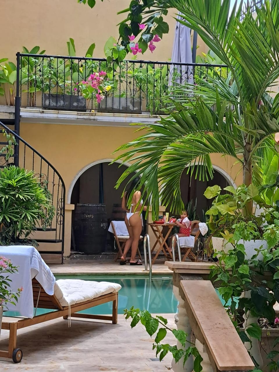 Guests, Swimming pool