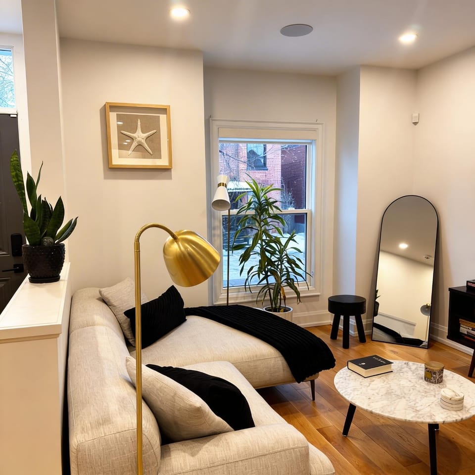 Beautiful modern 2Bdr sunny home with French decor House in Hamilton