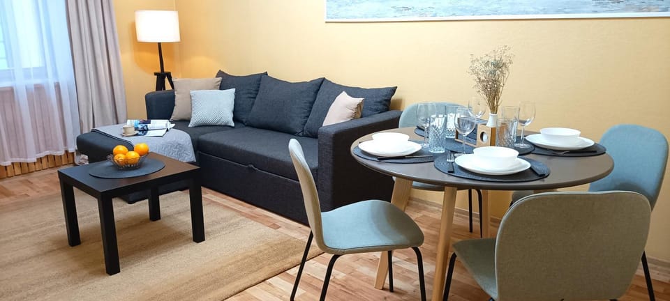 Living room, Seating area, Dining area