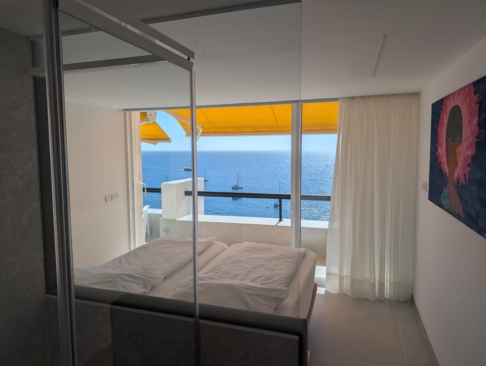 Balcony/Terrace, Photo of the whole room, Bedroom, Sea view