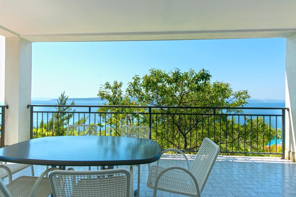 View (from property/room), Balcony/Terrace, Sea view