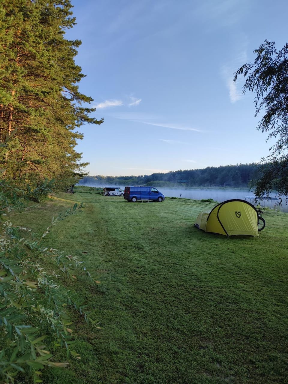 Natural landscape, River view, Sunrise