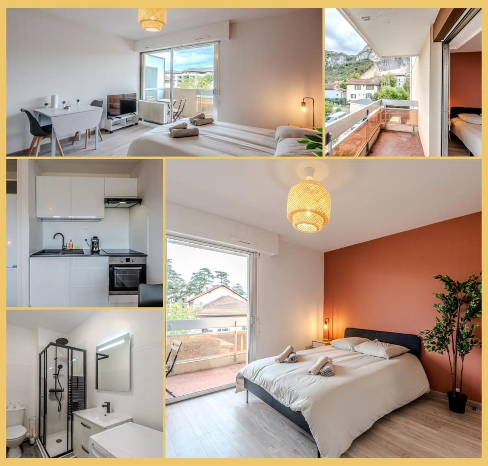 Le Cosy Nest I Studio I Etrembières Apartment in Canton of Geneva