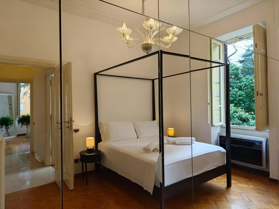 Bed, Photo of the whole room, Bedroom, towels, wardrobe