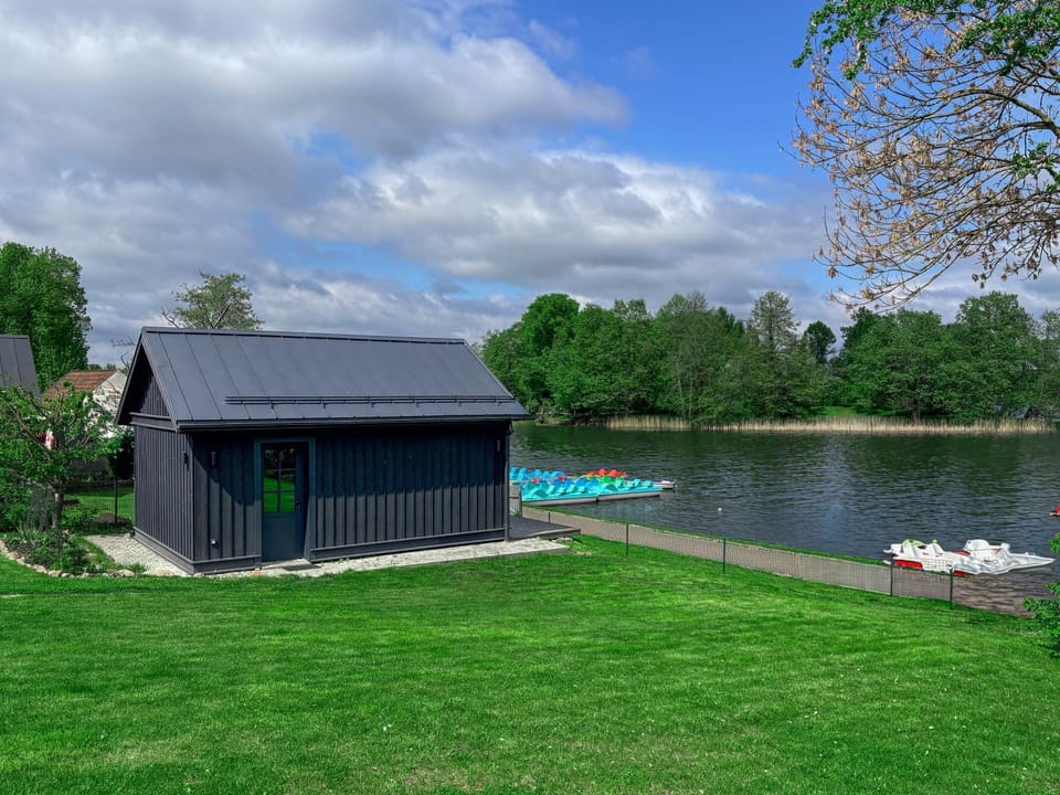 Spring, Day, Natural landscape, Garden, Garden view, Lake view