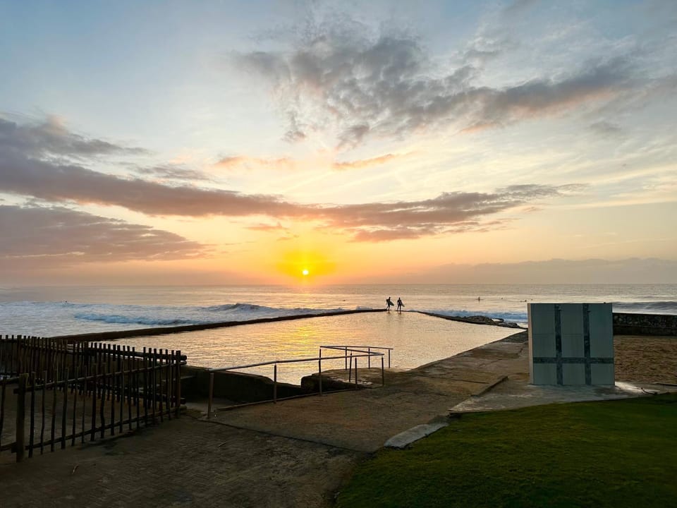 Beach, Sea view, Sunrise