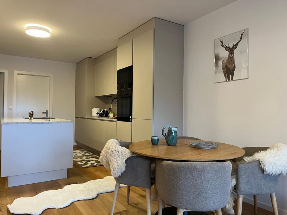 Kitchen or kitchenette, Dining area