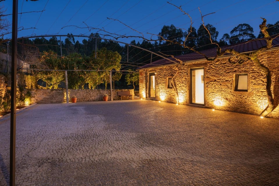 Property building, Patio, Night, Natural landscape