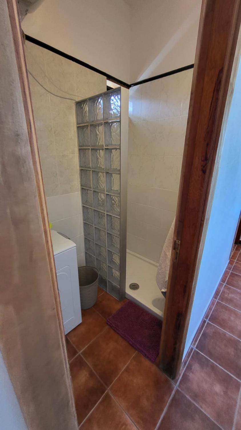 Shower, washing machine