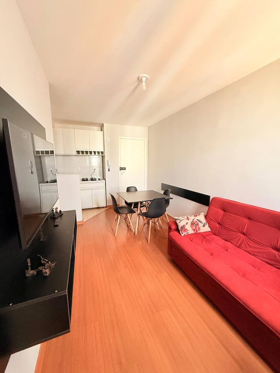 Apê Ruby com 2Q com Ar em 1 Quarto e Garagem Apartment in Uberaba