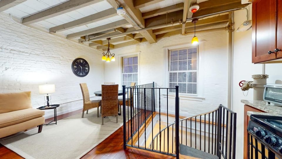 Tri-level, Skylighted, Faneuil HallQuincy Market Apartment in North End Boston