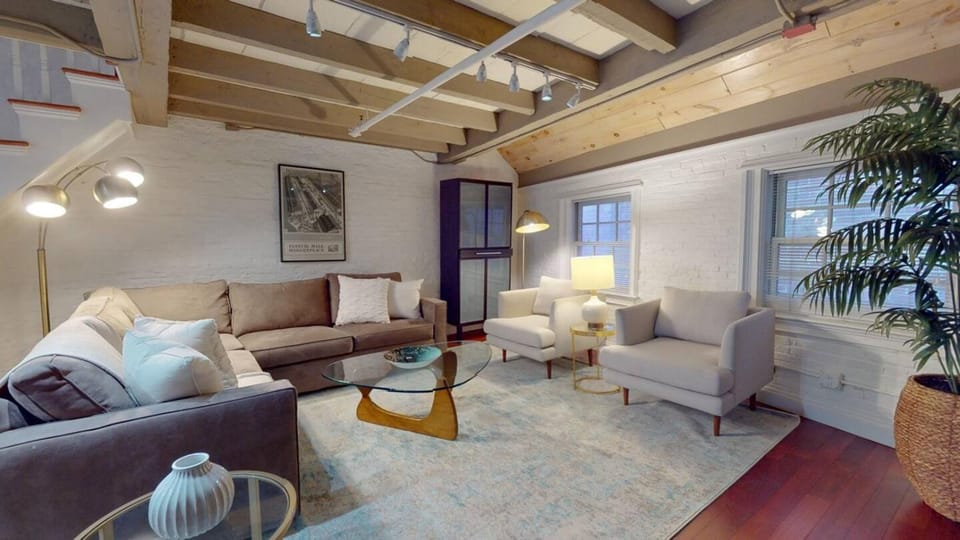 Tri-level, Skylighted, Faneuil HallQuincy Market Apartment in North End Boston
