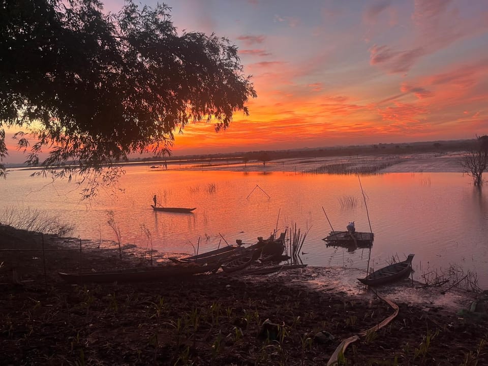 Natural landscape, River view, Sunrise, Sunset