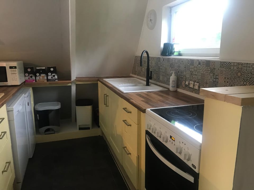 Kitchen or kitchenette, oven, stove, kitchen