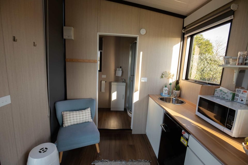 Maungakawa Hill by Tiny Away House in Cambridge