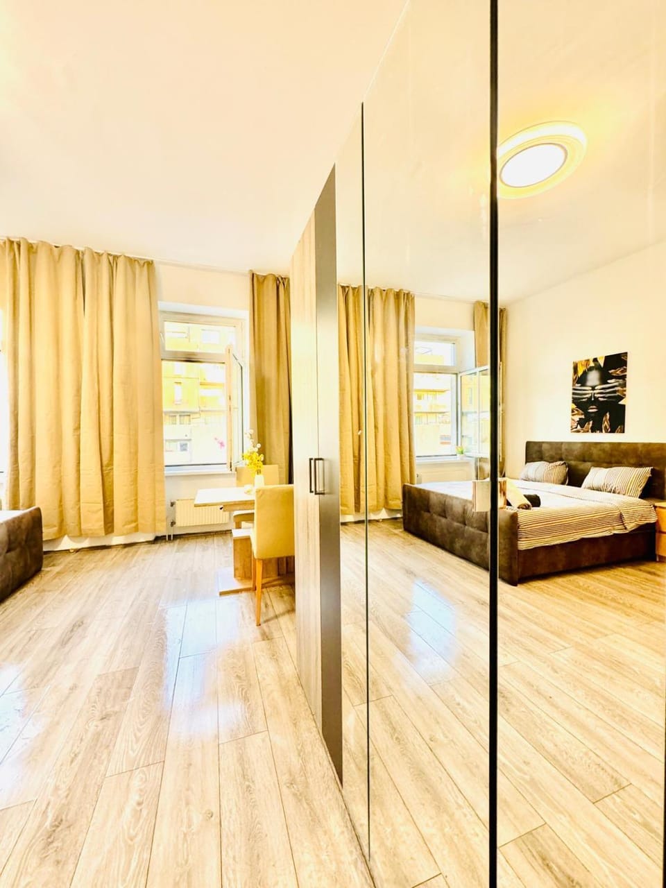 Bed, Bedroom, wardrobe