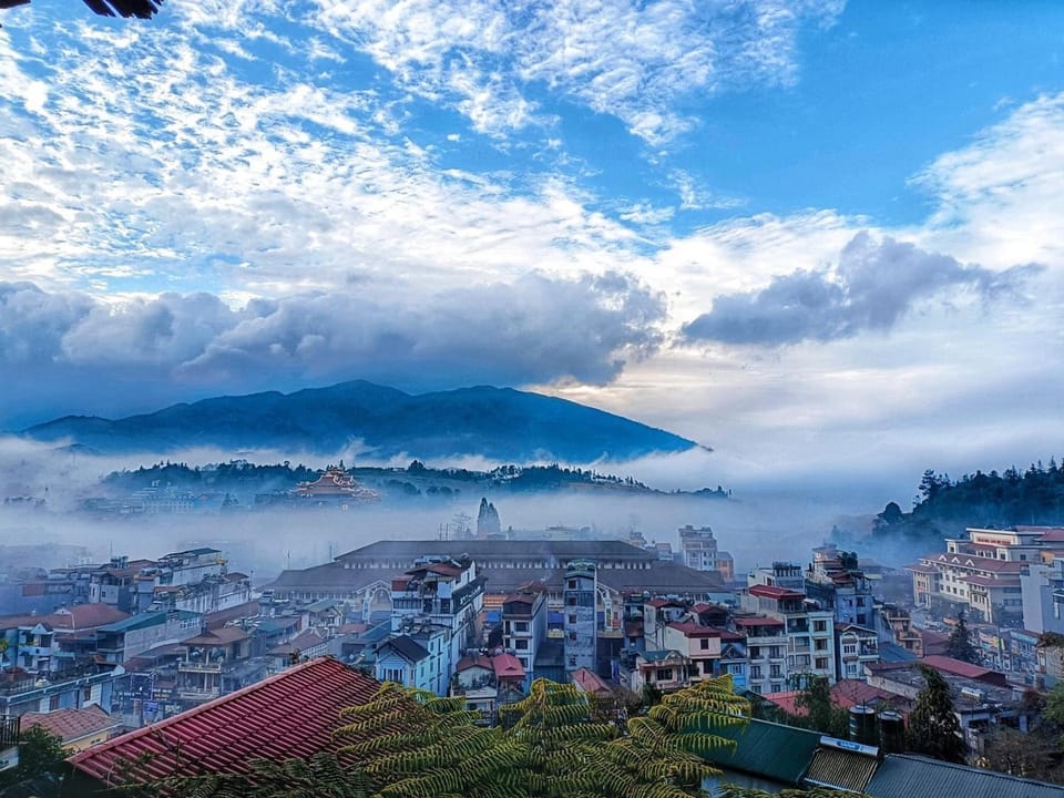 Day, Natural landscape, City view, Mountain view