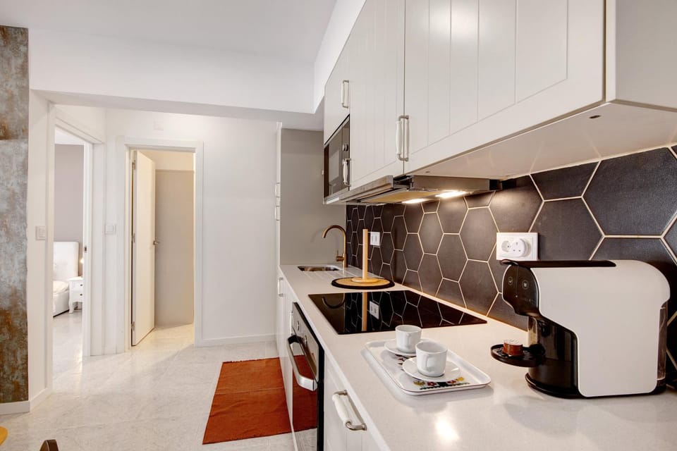 Kitchen or kitchenette, Living room