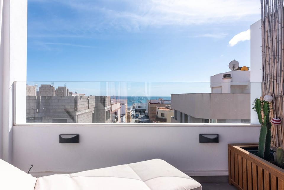 Property building, Day, View (from property/room), City view, Sea view