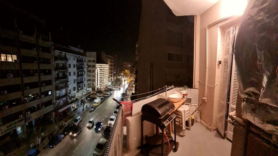 Property building, Night, View (from property/room), Balcony/Terrace, City view