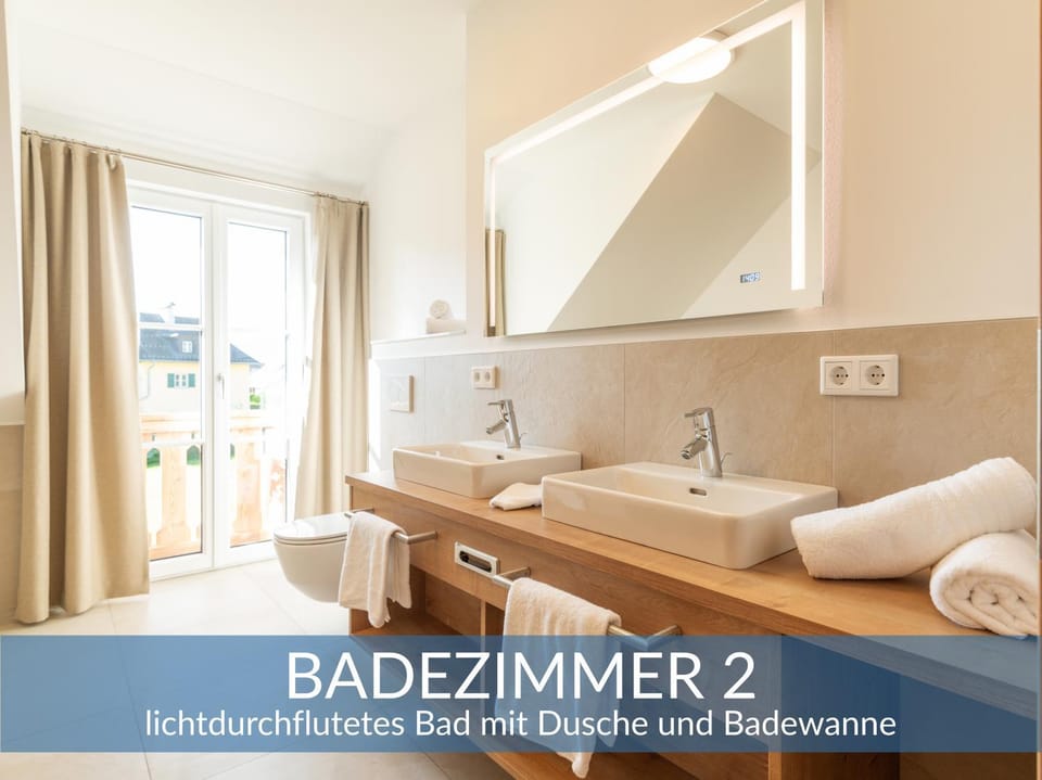 Bathroom, towels