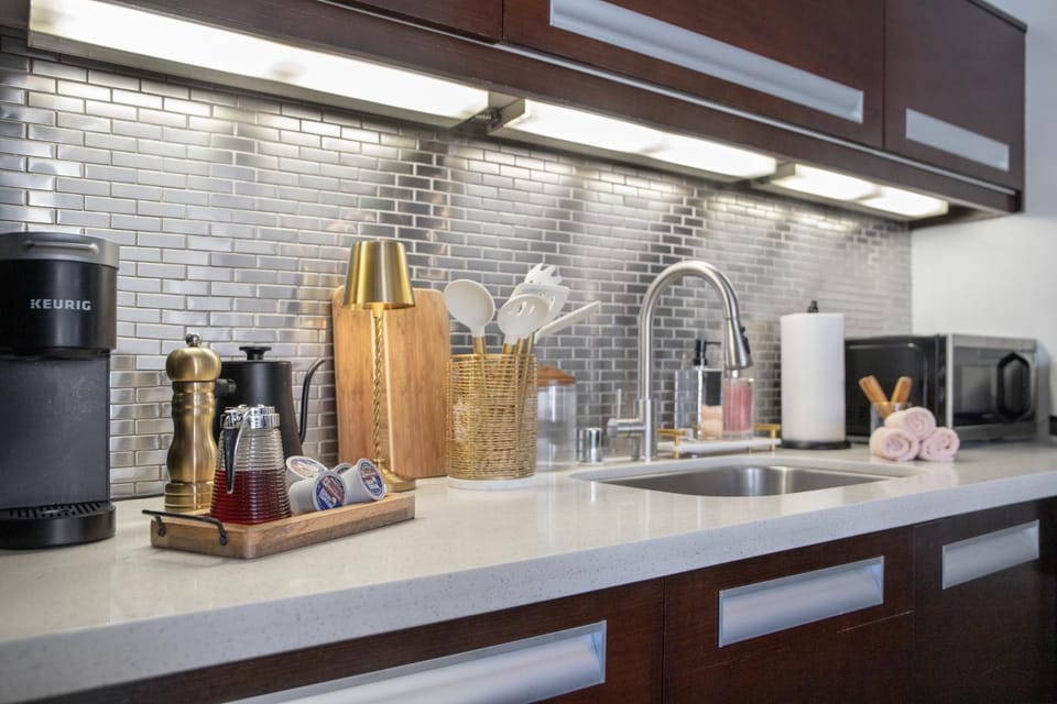 Coffee/tea facilities, Kitchen or kitchenette, toaster