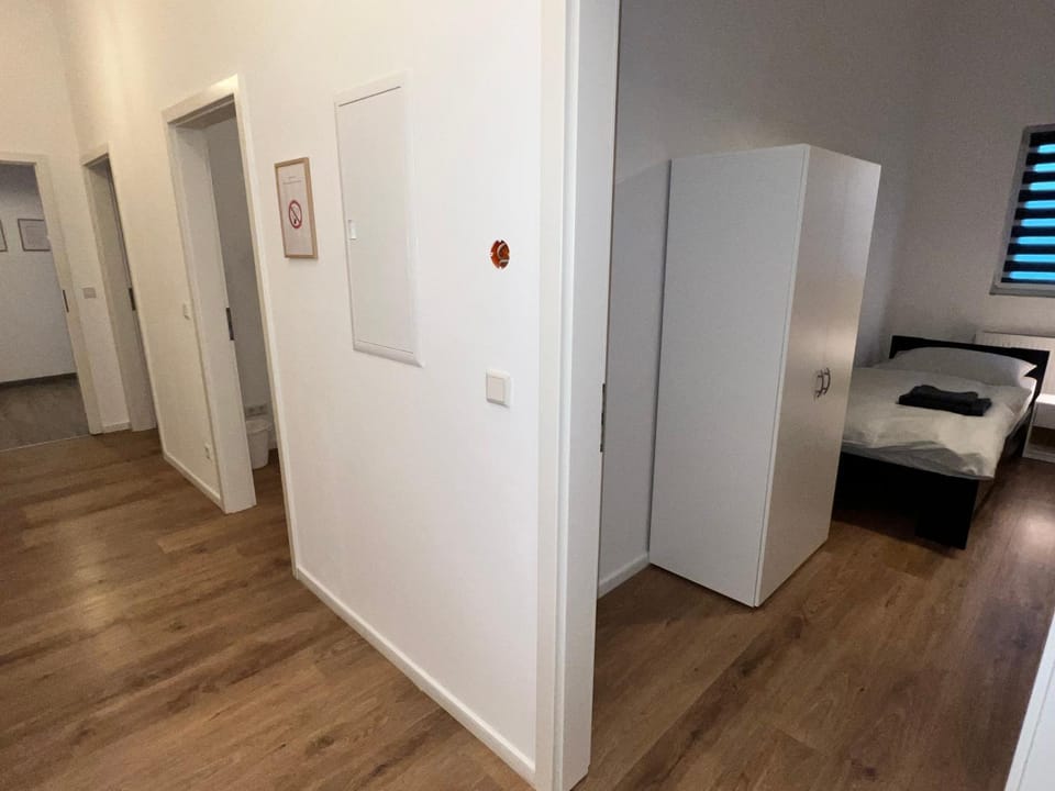 Photo of the whole room, wardrobe