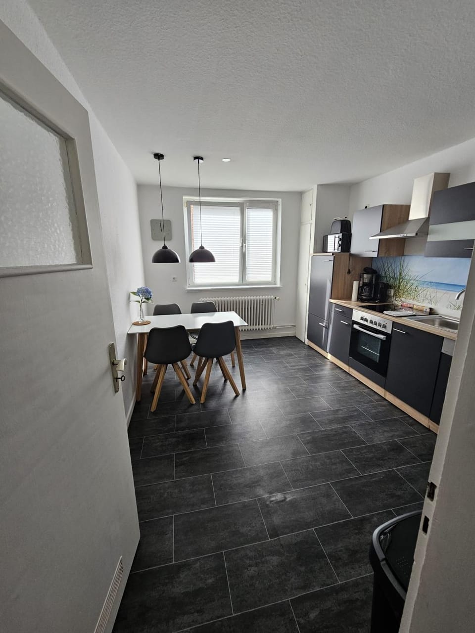 Kitchen or kitchenette, Dining area, oven, stove