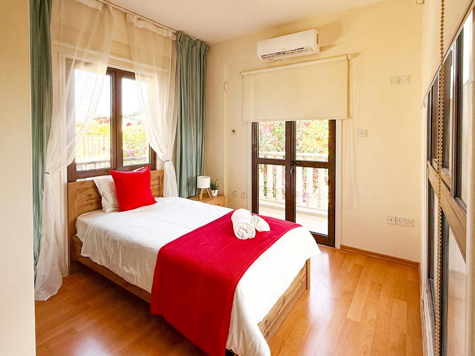 Bed, View (from property/room), Bedroom, furniture, furniture, wardrobe, air conditioner, air conditioner