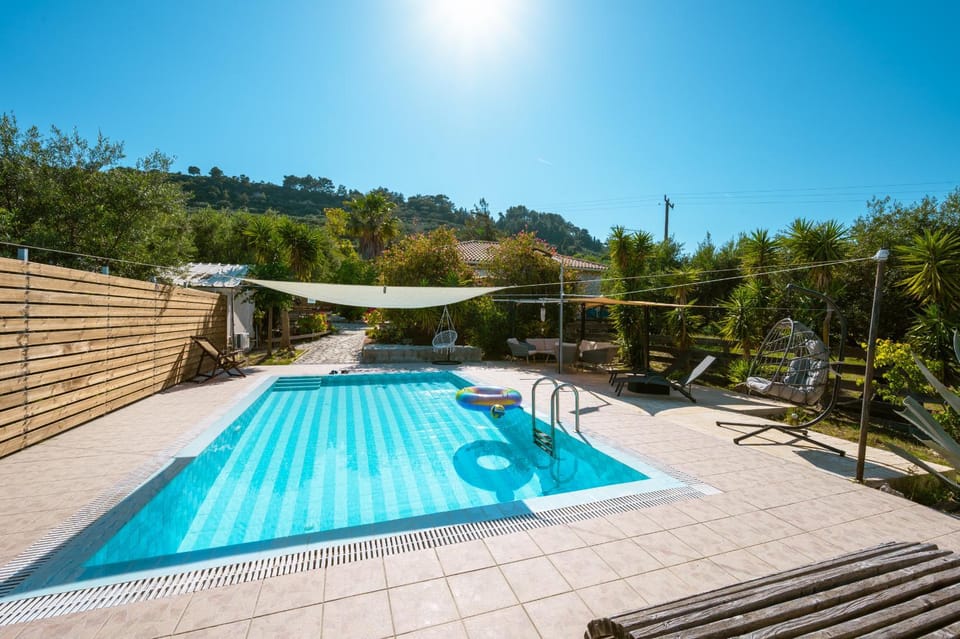 Natural landscape, Swimming pool, sunbed