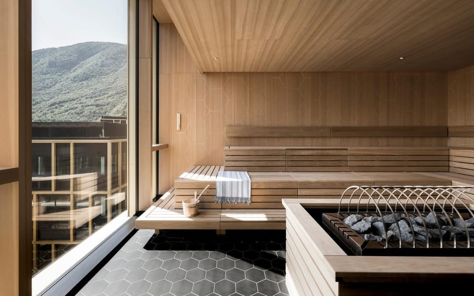 Sauna, Spa and wellness centre/facilities, Mountain view, Area and facilities